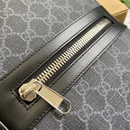 GUCCI CROSS-BODY BAG 29 BLACK CANVAS