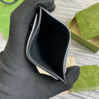 GUCCI CARD HOLDER 10 IN BLACK CALFSKIN