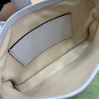 GUCCI JACKIE NOTTE MINI BAG 19 IN WHITE CALFSKIN GOLD HARDWARE
