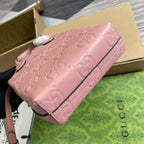 GUCCI 20 SUPER MINI BAG WITH STRAP IN LIGHT PINK CALFSKIN