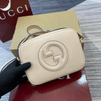 GUCCI BLONDIE MINI SHOULDER BAG 21 IN WHITE CALFSKIN