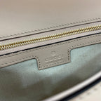 GUCCI BLONDIE SMALL SHOULDER BAG 26 IN BEIGE CALFSKIN GOLD HARDWARE