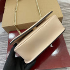 GUCCI BLONDIE MINI SHOULDER BAG 21 IN BEIGE CALFSKIN GOLD HARDWARE