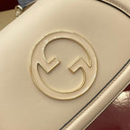 GUCCI BLONDIE MINI SHOULDER BAG 21 IN BEIGE CALFSKIN GOLD HARDWARE