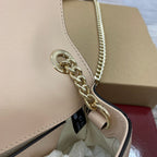 GUCCI BLONDIE MINI SHOULDER BAG 21 IN BEIGE CALFSKIN GOLD HARDWARE
