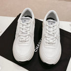 CHANEL Women's White Sneaker Breathable mesh