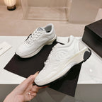 CHANEL Women's White Sneaker Breathable mesh