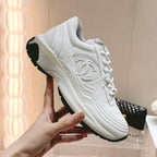 CHANEL Women's White Sneaker Breathable mesh