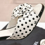 CHANEL Double C New Camellia High Heel White/Black caro