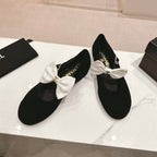 CHANEL MARY JANE SHOES BLACK CALFSKIN
