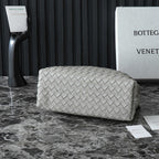 BOTTEGA VENETA MEDIUM ANDIAMO 32CM GREY LAMBSKIN