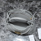 BOTTEGA VENETA MEDIUM ANDIAMO 32CM GREY LAMBSKIN