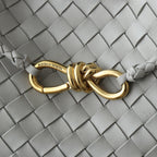 BOTTEGA VENETA MEDIUM ANDIAMO 32CM GREY LAMBSKIN