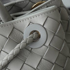 BOTTEGA VENETA MEDIUM ANDIAMO 32CM GREY LAMBSKIN