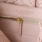 BOTTEGA VENETA MEDIUM ANDIAMO 32 IN LIGHT PINK LAMBSKIN