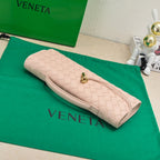 BOTTEGA VENETA Long Clutch Andiamo 31 Pink Leather Ghw