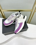 CHANEL SNEAKER IN VIOLET MIX GREY SUEDE