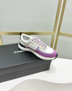 CHANEL SNEAKER IN VIOLET MIX GREY SUEDE