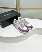 CHANEL SNEAKER IN VIOLET MIX GREY SUEDE