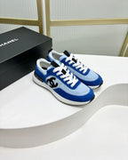 CHANEL SNEAKER IN SKY MIX COBALT BLUE SUEDE