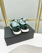 CHANEL SNEAKER IN GREEN MINT MIX FOREST GREEN SUEDE