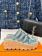 HERMES ISABELLA SANDAL SKY CALFSKIN