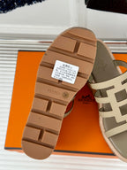 HERMES ISABELLA SANDAL TORTILLA CALFSKIN