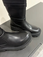 DIOR MAJOR ANKLE BOOT IN BLACK CALFSKIN