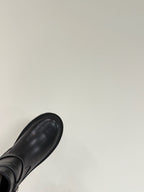 DIOR MAJOR ANKLE BOOT IN BLACK CALFSKIN