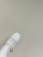 DIOR BELLE-D HEELED BOOT WHITE PATENT CALFSKIN
