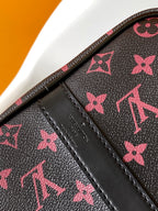 LOUIS VUITTON KEEPALL BANDOULIÈRE 45 IN BLACK MONOGRAM TOMETTE CANVAS