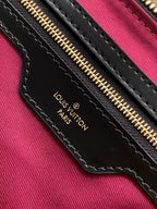 LOUIS VUITTON KEEPALL BANDOULIÈRE 45 IN BLACK MONOGRAM TOMETTE CANVAS