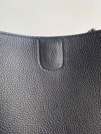 CELINE SANGLE SEAU BUCKET 24 BAG BLACK CALFSKIN