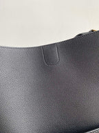 CELINE SANGLE SEAU BUCKET 33 BAG BLACK CALFSKIN