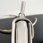 CELINE TRIOMPHE 15  White Calfskin Handbag