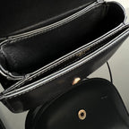 CELINE TRIOMPHE 15 Black Calfskin Handbag