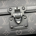 LOUIS VUITTON SOUL TRUNK 19 IN BLACK MONOGRAM ECLIPSE CANVAS