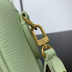 LOUIS VUITTON SPEEDY 18 IN PASTEL GREEN CALFSKIN GOLD HARDWARE