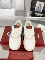 GUCCI RE-WEB SNEAKER FOR COUPLE WHITE