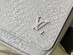 LOUIS VUITTON DISTRICT PM 26 IN DOVE GRAY CALFSKIN