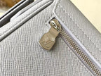 LOUIS VUITTON DISTRICT PM 26 IN DOVE GRAY CALFSKIN