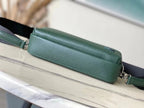 LOUIS VUITTON  AVENUE MESSENGER 22 IN FOREST GREEN CALFSKIN