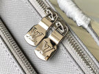LOUIS VUITTON  AVENUE MESSENGER 22 IN HARBOR GRAY CALFSKIN