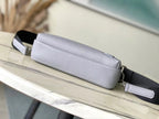 LOUIS VUITTON  AVENUE MESSENGER 22 IN HARBOR GRAY CALFSKIN
