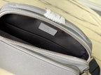 LOUIS VUITTON  AVENUE MESSENGER 22 IN HARBOR GRAY CALFSKIN