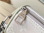 LOUIS VUITTON KEEPALL BANDOULIÈRE 25 IN GRAY MONOGRAM GRADIENT CANVAS