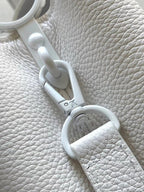 LOUIS VUITTON CAPUCINES EAST-WEST BB 27 IN WHITE TAURILLON