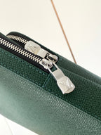 LOUIS VUITTON AVENUE SLINGBAG 31 IN DARK GREEN TAIGA LEATHER