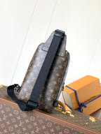 LOUIS VUITTON AVENUE SLINGBACK 31 IN BROWN MONOGRAM CANVAS