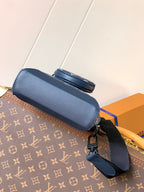 LOUIS VUITTON DUO CROSSBAG BAG 42 IN BLUE AND WHITE MONOGRAM SHADOW COWHIDE